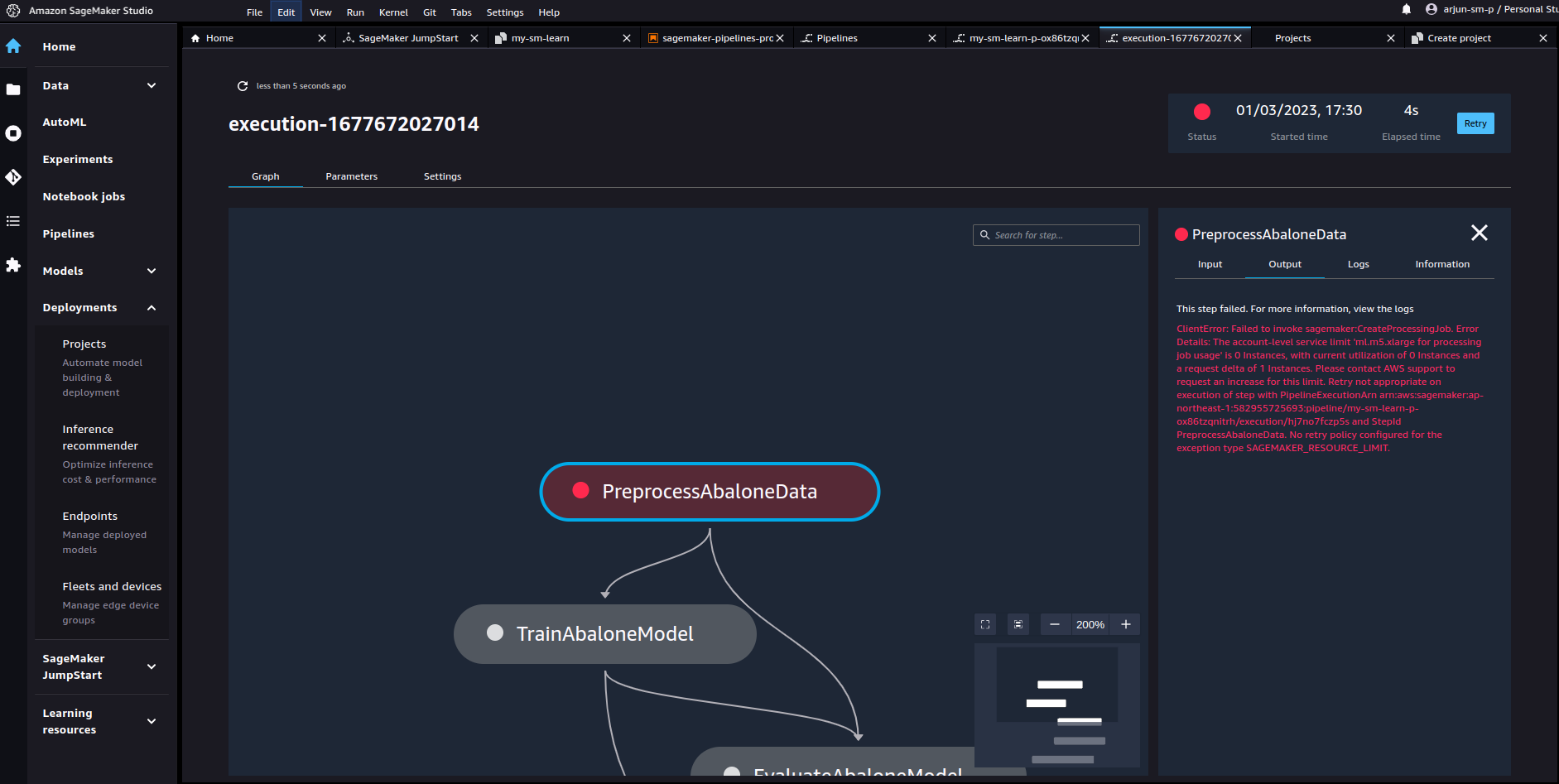 Failure_Screenshot_From_project_Pipeline